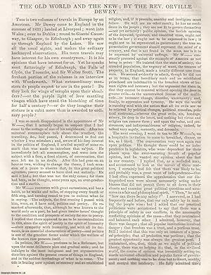 Seller image for The Old World and The New, by The Rev. Orville Dewey. An original article from Tait's Edinburgh Magazine, 1836. for sale by Cosmo Books