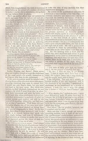 Seller image for Smoke! Smoking and Tobacco. An original article from Tait's Edinburgh Magazine, 1836. for sale by Cosmo Books