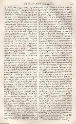 Seller image for The Agricultural Committees [In Parliament]. An original article from Tait's Edinburgh Magazine, 1836. for sale by Cosmo Books