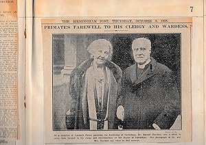 A Newspaper Scrapbook. Senior Brimingham Anglican Clergy. 1928-1934