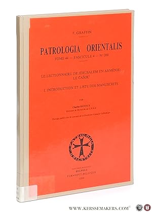 Imagen del vendedor de Le lectionnaire de Jrusalem en Armnie, le Casoc'. I. Introduction et liste des manuscrits. a la venta por Emile Kerssemakers ILAB