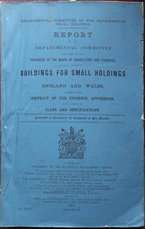 Report as to Buildings for Small Holdings