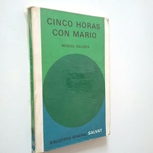 Immagine del venditore per Cinco horas con Mario venduto da MAUTALOS LIBRERA