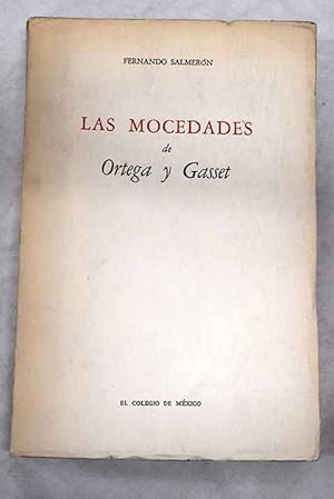 Bild des Verkufers fr Las mocedades de Ortega y Gasset zum Verkauf von Alcan Libros