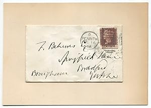 1866 British Statesman Henry [Lord] Brougham Signed Envelope