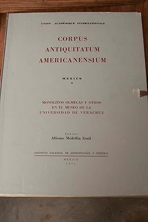 Imagen del vendedor de Corpus Antiquitatum Americanensium: Mexico V Monolitos Olmecas y Otros en el Museo de la Universidad de Veracruz a la venta por Snowden's Books