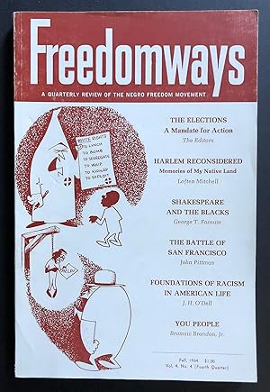 Imagen del vendedor de Freedomways : A Quarterly Review of the Negro Freedom Movement, Volume 4, Number 4 (Fall 1964) a la venta por Philip Smith, Bookseller