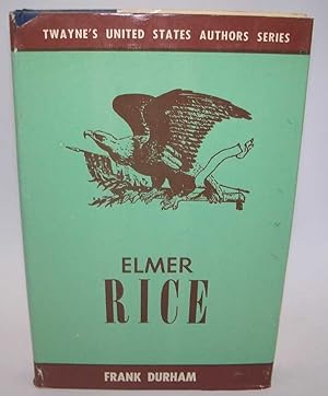 Image du vendeur pour Elmer Rice: Twayne's United States Authors Series (TUSAS #167) mis en vente par Easy Chair Books