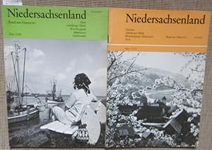 Bild des Verkufers fr Niedersachsenland. Zeitschrift fr Heimatpflege, Kultur und Wirtschaft. Zwei Ausgaben der Zeitschrift. zum Verkauf von Versandantiquariat Trffelschwein