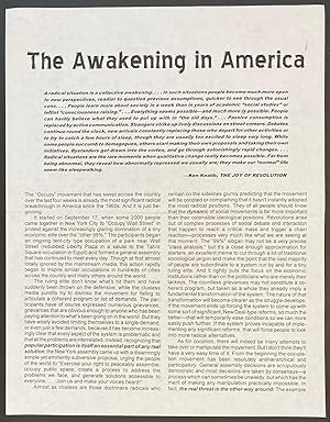 Immagine del venditore per The awakening in America [handbill] venduto da Bolerium Books Inc.