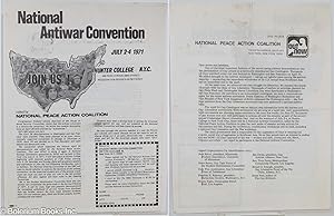Imagen del vendedor de National antiwar convention, July 2-4 1971, Join Us, Hunter College, N.Y.C. a la venta por Bolerium Books Inc.