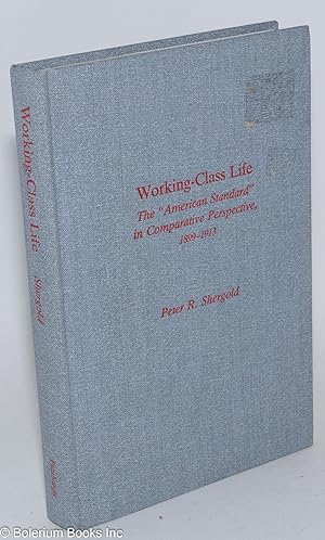 Working-class life: the "American standard" in comparative perspective, 1899-1913
