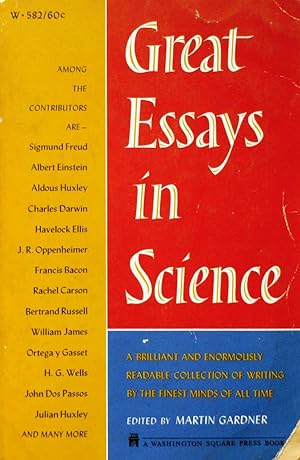 Seller image for Great Essays in Science for sale by Kayleighbug Books, IOBA