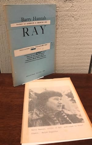 Imagen del vendedor de RAY. (Uncorrected Proof Copy) a la venta por Lost Horizon Bookstore