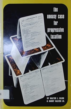 Imagen del vendedor de The Uneasy Case for Progressive Taxation. a la venta por Antiquariat Bookfarm