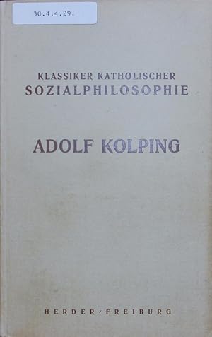 Imagen del vendedor de Adolf Kolping. a la venta por Antiquariat Bookfarm