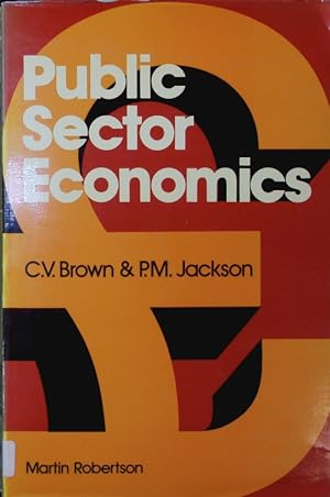 Imagen del vendedor de Public Sector Economics. a la venta por Antiquariat Bookfarm