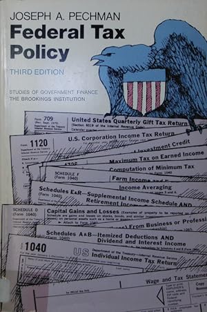 Bild des Verkufers fr Federal Tax Policy. zum Verkauf von Antiquariat Bookfarm