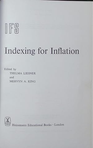 Seller image for Indexing for Inflation. IFS. for sale by Antiquariat Bookfarm