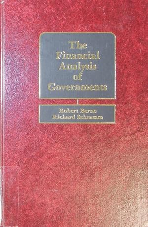 Bild des Verkufers fr The Financial Analysis of Governments. zum Verkauf von Antiquariat Bookfarm