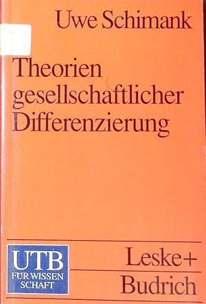 Seller image for Theorien gesellschaftlicher Differenzierung. for sale by Antiquariat Bookfarm