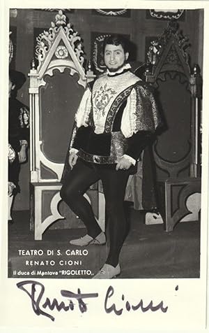 Teatro di S. Carlo. Il duce die Mantova "Rigoletto".