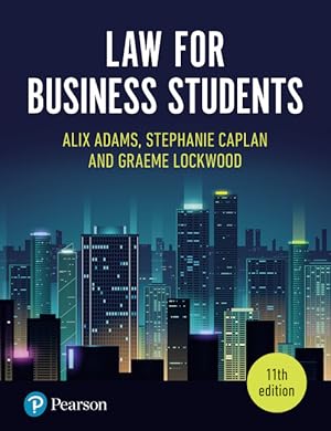 Seller image for Law for Business Students, 11th Edition for sale by moluna