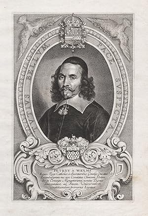 Image du vendeur pour Petrus a Weyms" - Pieter van Weyms Ambassador of Luxemburg Luxembourg Letzebuerg Portrait mis en vente par Antiquariat Steffen Vlkel GmbH