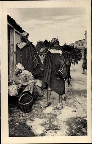 Imagen del vendedor de Ansichtskarte / Postkarte Marokko, Tipos y costumbres, Maghreb, Mdchen, Dorfpartie a la venta por akpool GmbH