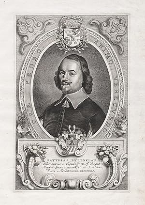 Image du vendeur pour Matthias Birenklau" - Mathias Birenclou (1607-1671) Sverige Sweden Schweden Portrait mis en vente par Antiquariat Steffen Vlkel GmbH