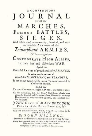 Imagen del vendedor de Compendious Journal of All the Marches Famous Battles & Sieges a la venta por moluna