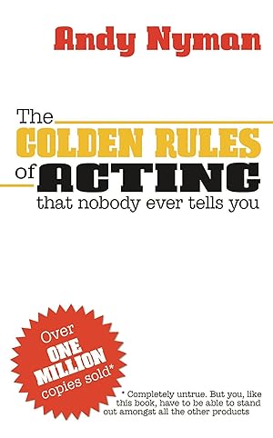 Bild des Verkufers fr The Golden Rules of Acting zum Verkauf von moluna