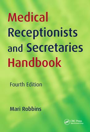 Bild des Verkufers fr Medical Receptionists and Secretaries Handbook zum Verkauf von moluna