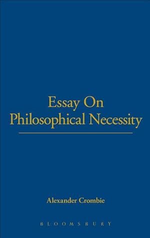 Bild des Verkufers fr Essay On Philosophical Necessity zum Verkauf von moluna