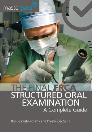 Bild des Verkufers fr The Final FRCA Structured Oral Examination zum Verkauf von moluna