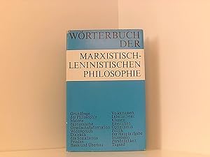 Immagine del venditore per Kleines Wrterbuch der marxistisch-leninistischen Philosophie. venduto da Book Broker