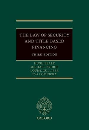 Image du vendeur pour The Law of Security and Title-Based Financing 3e mis en vente par moluna