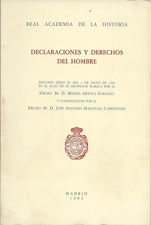 Imagen del vendedor de Declaraciones y derechos del hombre a la venta por CA Libros