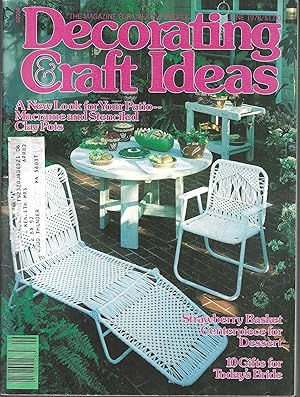 Imagen del vendedor de Decorating Craft Ideas The Magazine for Creative Living June 1978 (9) a la venta por Vada's Book Store