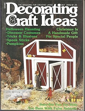 Image du vendeur pour Decorating Craft Ideas The Magazine for Creative Living October 1978 (9) mis en vente par Vada's Book Store