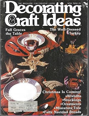 Imagen del vendedor de Decorating & Craft Ideas November 1978 (9) a la venta por Vada's Book Store