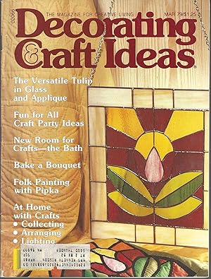 Imagen del vendedor de Decorating Craft Ideas The Magazine for Creative Living March 1979 (10) a la venta por Vada's Book Store