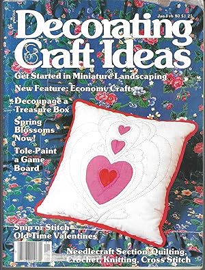Seller image for Decorating Craft Ideas (January/Feburuary, 1980 Volume 11 number 1) for sale by Vada's Book Store