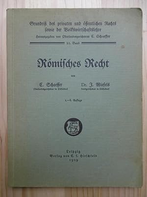 Seller image for Rmisches Recht. for sale by Antiquariat Steinwedel