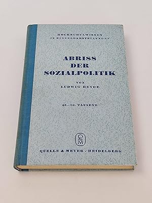 Abriss der Sozialpolitik - Hochschulwissen in Einzeldarstellungen