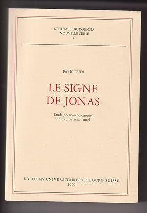 LE SIGNE DE JONAS