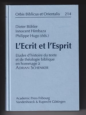 L'ECRIT ET L'ESPRIT