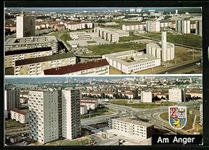 Ansichtskarte Erlangen, Neubausiedlung Am Anger