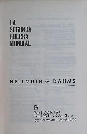 Imagen del vendedor de La Segunda Guerra Mundial. Traduccin de J. L. Yarza-Oate. a la venta por Librera y Editorial Renacimiento, S.A.