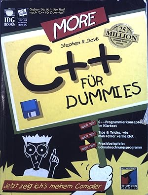 Seller image for More C++ fr Dummies; Teil: Diskette. for sale by books4less (Versandantiquariat Petra Gros GmbH & Co. KG)